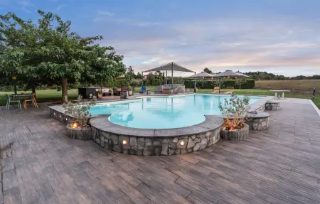 Location Maison à Castiglione in Teverin 16 personnes