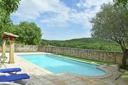 Location Villa à Saint Privas de Champclos 11 personnes