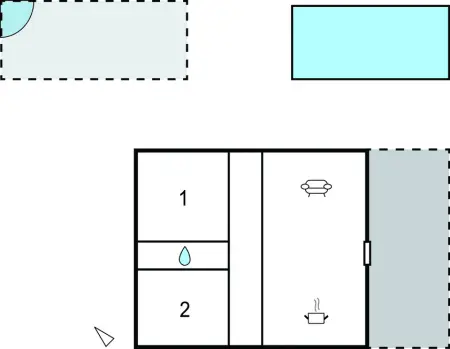 Location Maison à Sveti Filip i Jakov 5 personnes